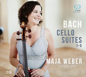 Cover van Weber, Maja – Bach Cello Suites 1-6