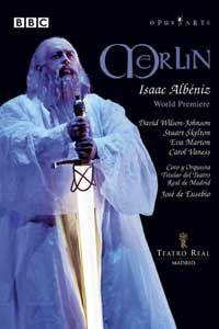 Cover van Johnson, David & Coro Y Orquesta Titular Del Teatro Real De Madrid & Jose De Eusebio – Isaac Albeniz: Merlin