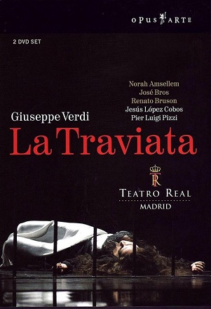 Cover van Amsellem, Norah & Chorus and Orchestra of the Teatro Real Madrid & Jesus Lopez Cobos – Verdi: La Traviata