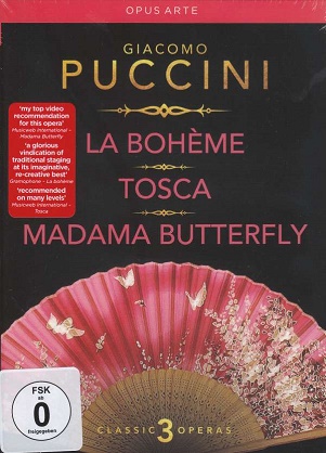 Cover van V/A – La Boheme/Tosca/Madama Butterfly