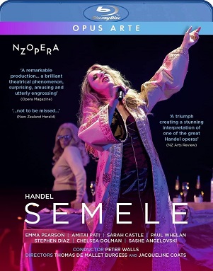 Cover van New Zealand Opera – Handel: Semele