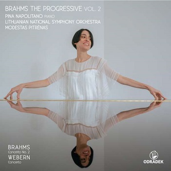 Cover van Napolitano, Pina – Brahms the Progressive Vol. 2