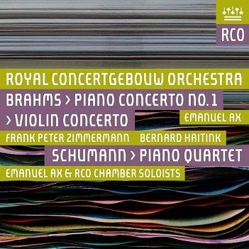 Cover van Royal Concertgebouw Orchestra – Brahms Concertos & Schumann Pi
