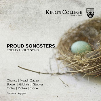 Cover van V/A – Proud Songsters - English Solo Song