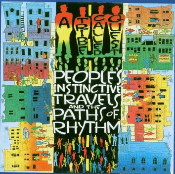 Cover van A Tribe Called Quest – People's Instinctive Travels and the Paths of Rhythm