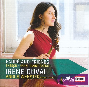 Cover van Duval, Irene – Faure and Friends: Enescu, Hahn, Saint-Saens