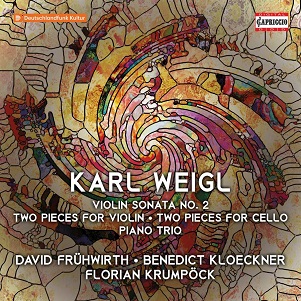 Cover van Weigl, K. – Violin Sonata No.2/Two Pieces For Violin