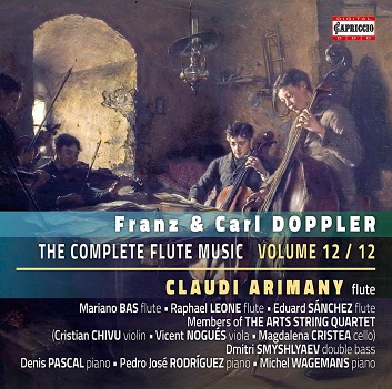 Cover van Arimany, Claudi – Franz & Carl Doppler: the Complete Flute Music, Vol. 12