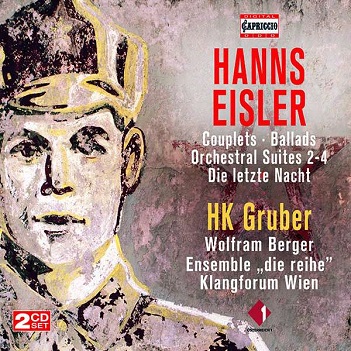 Cover van Klangforum Wien – Eisler: Couplets/Ballets/Orchestral Suites