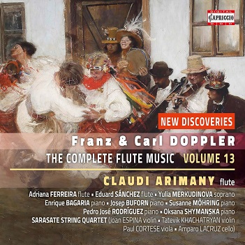 Cover van Arimany, Claudi – Doppler: Complete Flute Music Volume 13: New Discoveries