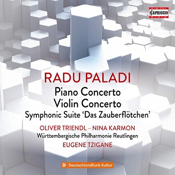 Cover van Karmon, Nina & Oliver Triendl – Radu Paladi: Piano Concerto - Violin Concerto - Symphon