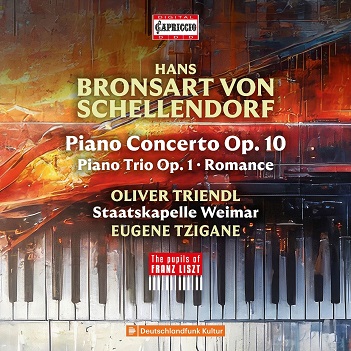 Cover van Triendl, Oliver – Bronsart von Schellendorf: Piano Concerto; Piano Trio