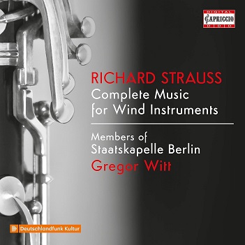 Cover van Members of the Staatskapelle Berlin – Richard Strauss: Complete Music For Wind Instruments