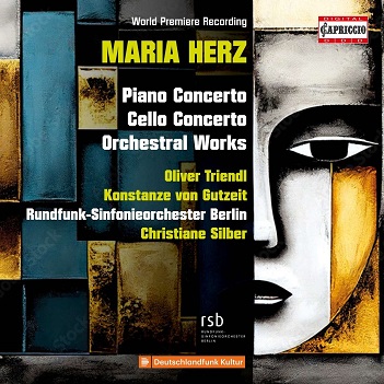 Cover van Silber, Christiane – Maria Herz: Piano Concerto - Cello Concerto - Orchestral Works