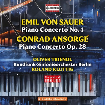 Cover van Ahronovitch, Yuri & Rundfunk-Sinfonieorchester Berlin – Von Sauer & Ansorge: Piano Concertos - the Pupils of Franz Liszt