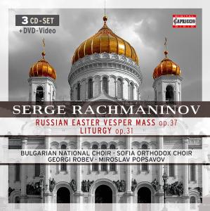 Cover van Bulgarian National Choir – Serge Rachmaninov: Russian Easter Vesper Mass Op. 37/Liturgy Op. 31