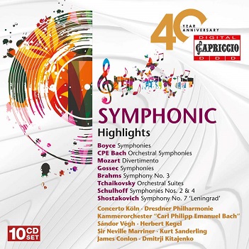 Cover van Concerto Koln – 40th Anniversary: Symphonic Highlights
