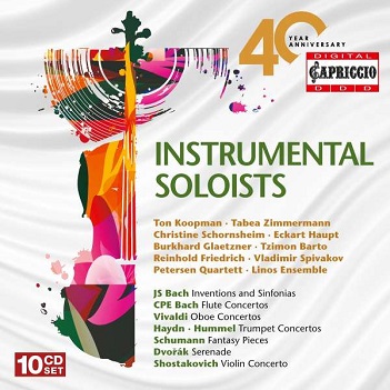 Cover van Zimmermann, Tabea – 40 Year Anniversary - Instrumental Soloists