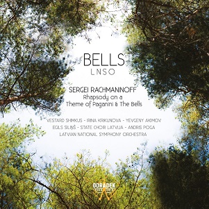 Cover van Latvian National Symphony Orchestra & State Choir Latvija – Sergei Rachmaninoff: Bells