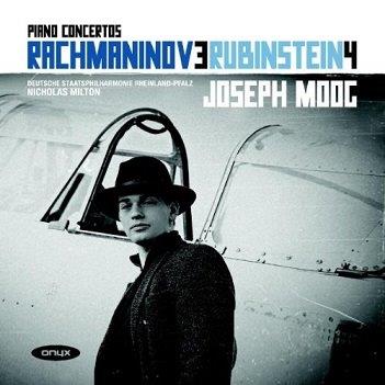 Cover van Moog, Joseph – Rubinstein Piano Concerto No.4/Rachmaninov No.3