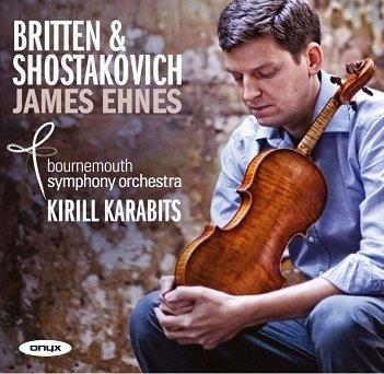 Cover van Britten/Shostakovich – James Ehnes Plays Britten & Shostakovich