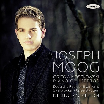 Cover van Moog, Joseph – Grieg & Moszkowski Piano Concertos