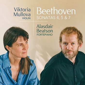 Cover van Mullova, Viktoria & Beatson, Alasdair – Beethoven Sonatas 4, 5 & 7