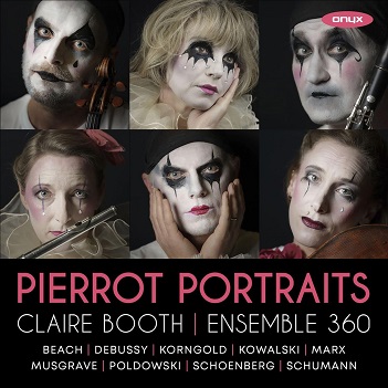 Cover van Booth, Claire & Ensemble 360 – Pierrot Portraits
