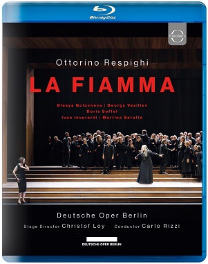 Cover van Orchester Der Deutschen Oper Berlin & Carlo Rizzi – Ottorino Respighi: La Fiamma