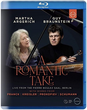 Cover van Martha Argerich, Guy Braunstei – A Romantic Take - Martha Arger