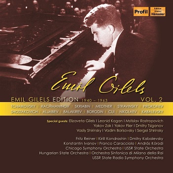 Cover van Gilels, Emil – Edition Vol.2: Tchaikovsky/Rachmaninov
