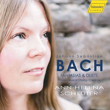 Cover van Schluter, Ann-Helena – Johann Sebastian Bach: Fantasias & Duets
