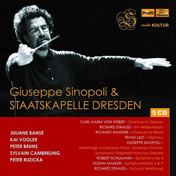 Cover van Sinopoli – Giuseppe Sinopoli & Staatskapelle Dresden