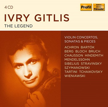 Cover van Gitlis, Ivry – Ivry Gitlis - the Legend