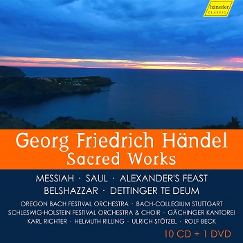 Cover van Richter, Karl – Handel, Sacred Works
