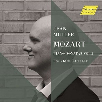 Cover van Muller, Jean – Mozart Piano Sonatas Vol.3 K330/ K280/K310