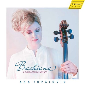 Cover van Topalovic, Ana – Bachiana: a Solo Cello Fantasy