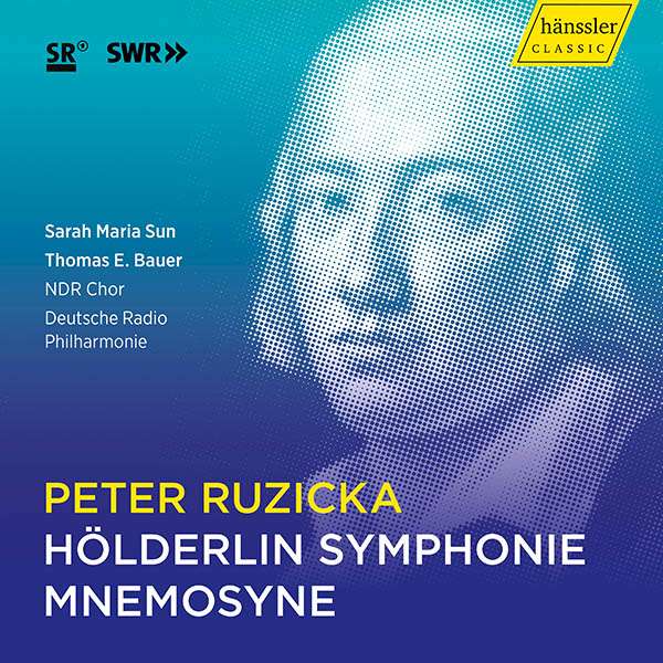 Cover van Sun, Sarah Maria – Ruzicka: Holderlin Symphonie/Mnemosyne