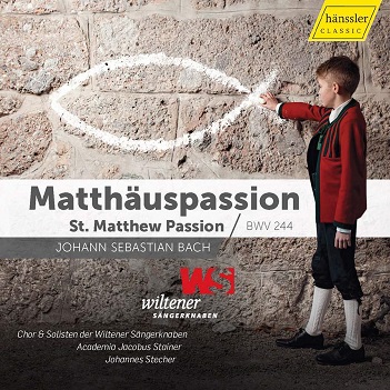 Cover van Wiener Sangerknaben – Bach: St Mathew Passion
