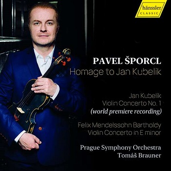 Cover van Sporc, Pavel – Mendelssohn & Kubelik: Homage To Jan Kubelik