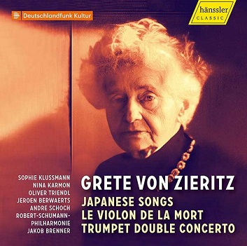 Cover van V/A – Grete von Zieritz: Japanese Songs, Le Violon De La Mort & Trumpet Double Concerto