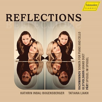 Cover van Inbal-Bogensberger, Kathrin – Part, Rachmaninoff & Ustvolskaya: Reflections