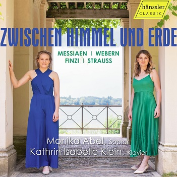 Cover van Abel, Monika – Webern, Messiaen & Strauss: Zwischen Himmel Und Erde