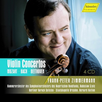 Cover van Tamestit, Antoine – Bach, Beethoven & Mozart: Violin Concertos
