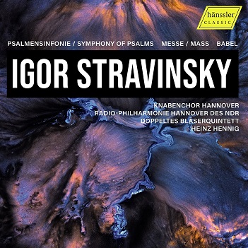 Cover van Knabenchor Hannover – Igor Stravinsky: Symphony of Psalms - Mas - Babel