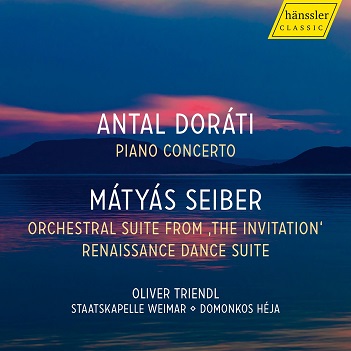 Cover van Triendl, Oliver – Dorati: Piano Concerto / Seiber: Orchestral Suite From "the Invitation" - Renaissance Dance Suite