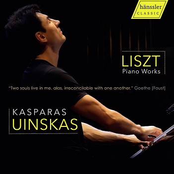 Cover van Uinskas, Kasparas – Liszt: Piano Works