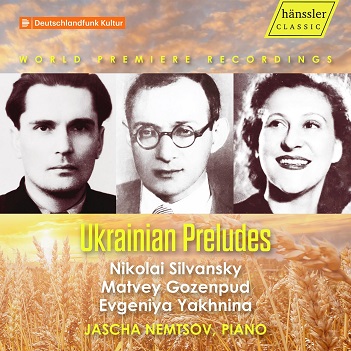 Cover van Nemtsov, Jascha – Silvansky, Gozenpud & Yakhnina: Ukrainian Preludes