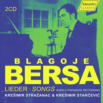Cover van Starcevic, Kresimir – Blagoje Bersa - Songs
