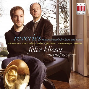 Cover van Felix Klieser, Horn – Reveries, Romantic Music For Horn and Piano